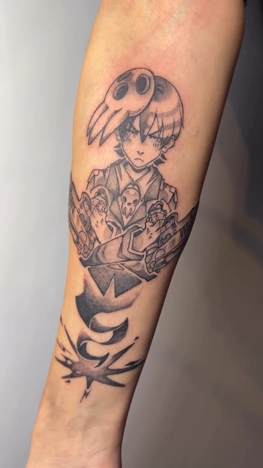 American Traditional Tattoo by Roger